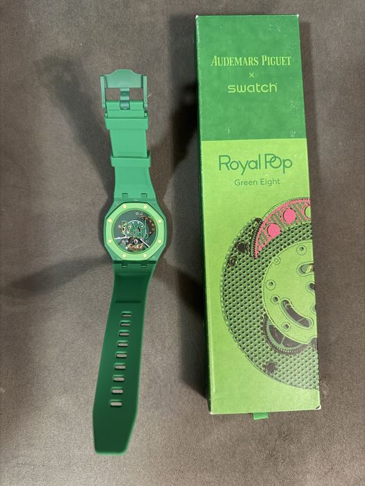 Ceas  Audemars Piquet X Swatch , Royal Pop  Green Eight