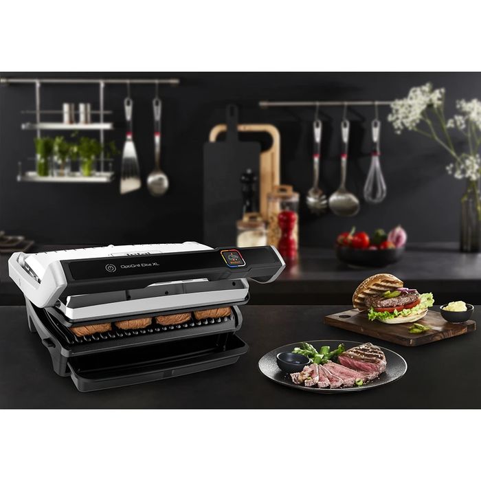 Нов Грил скара Tefal OptiGrill Elite XL (GC760D12) 2200W