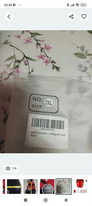 Vând haina pentru cățel 2xl