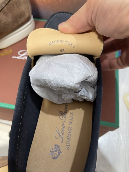Mocasini Loro Piana piele naturala Full Box colectie noua