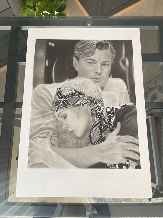 Portret la comandă – desenate manual în cărbune