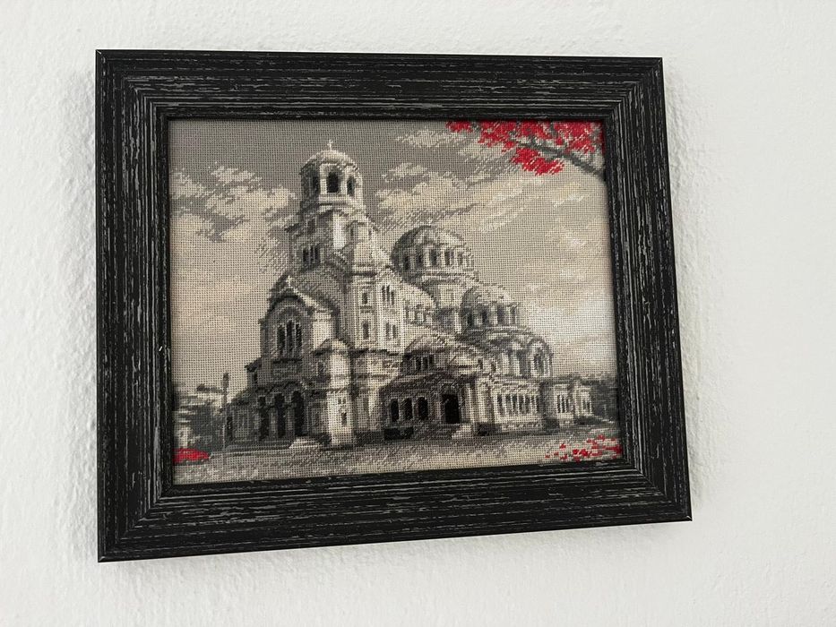 10броя гоблени Градовете на Милена стил -рамкирани