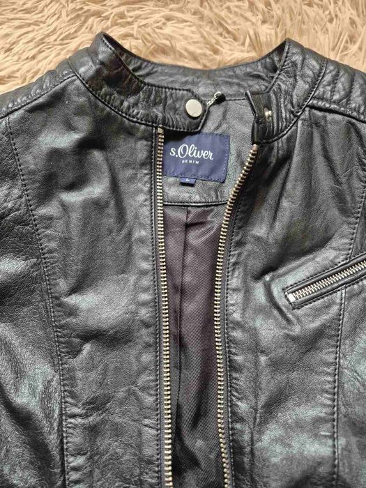 Дамско яке естествена кожа