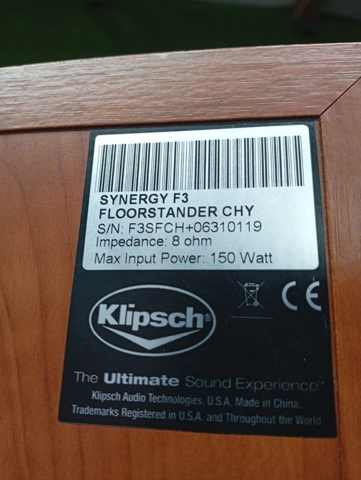 Тонколони KLIPSCH Synergy F-3