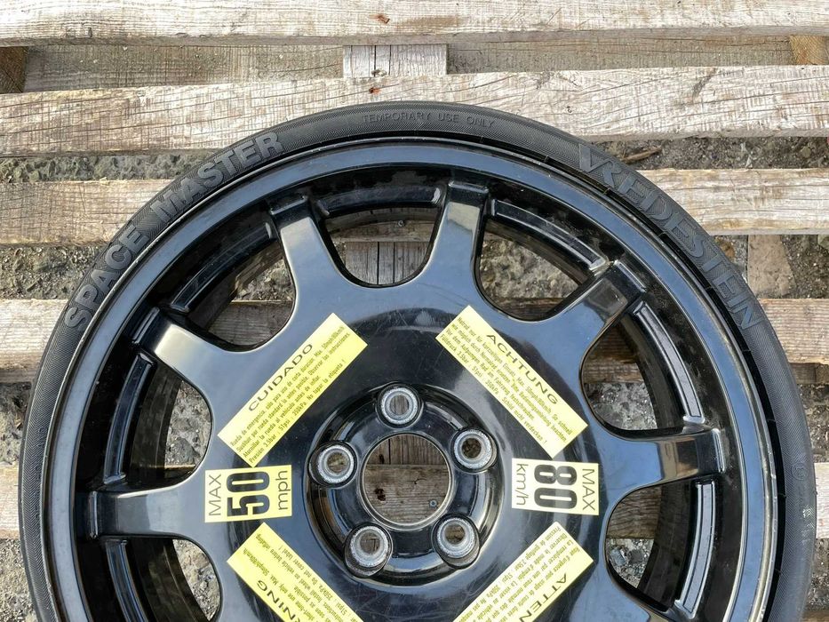 19 Резервна Джанта Патерица 5х112 AUDI A4 B8 ALLROAD 6J et36 175/55/19