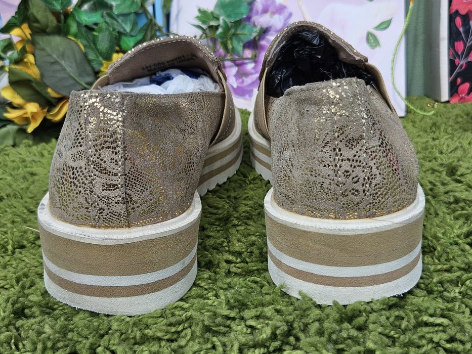 Leone обувки в златисто N38