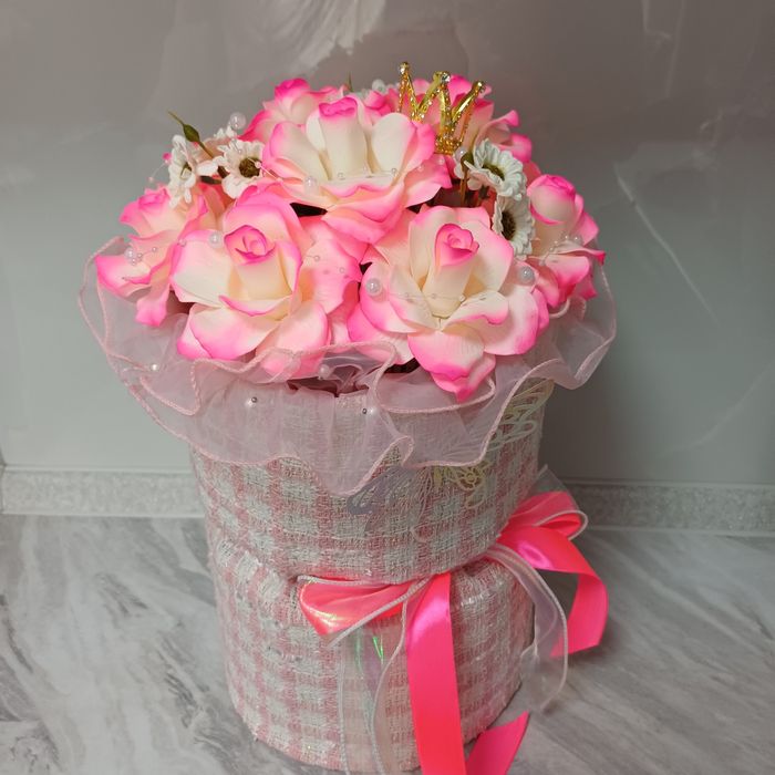 Букет из Мыльных Роз
