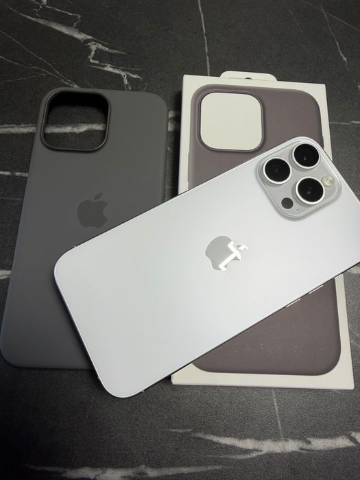 iPhone 16 Pro Max 256 GB Silver 100% Baterie,iOS 18