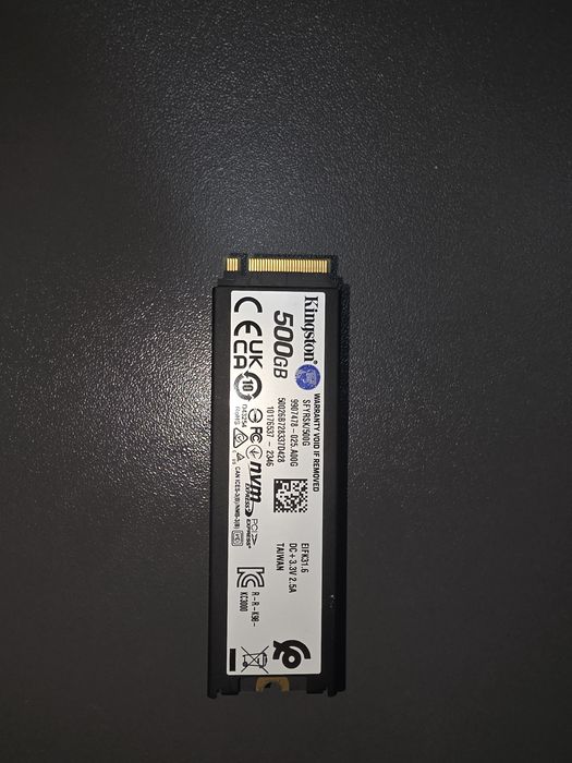 SSD накопитель 500 GB Kingston Fury Renegade (SFYRSK/500G), M.2, PCIe