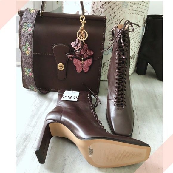 Cizme din piele naturala Zara Limited edition