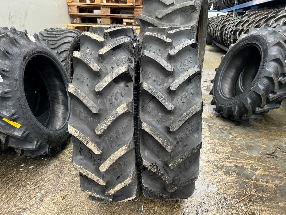 Cauciucuri noi radiale 280/85R24 marca BKT pentru tractor fata