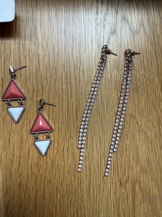 Обеци, чисто нови или малко носени