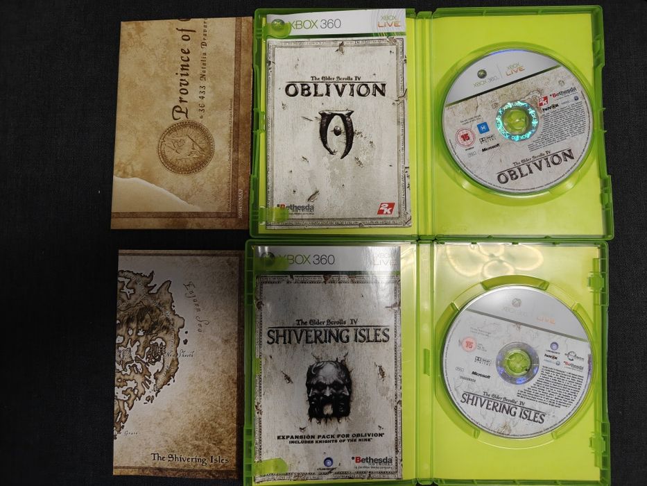 The elder scrolls 4 Oblivion si Shivering Isles dlc pentru Xbox 360, one și series x