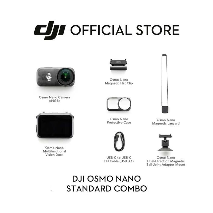 DJI Osmo Nano — Ультракомпактная Экшн-Камера 4K. Есть доставка