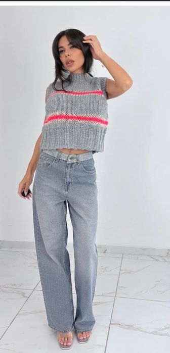 Плетен топ от Replika Bg