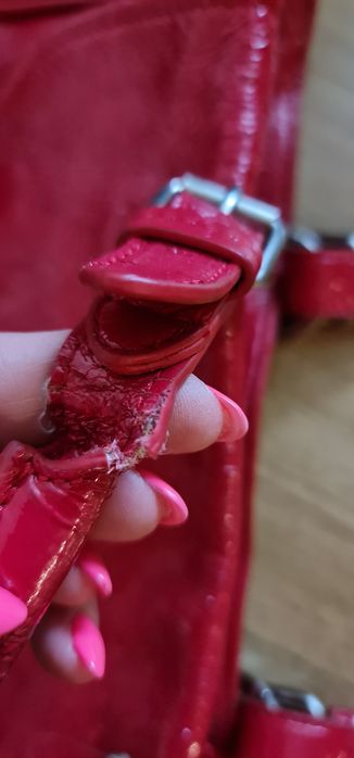 Кокетна чанта от естествена кожа