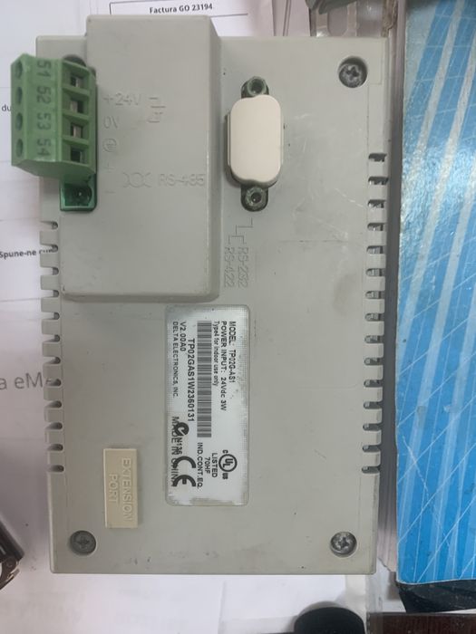 Panou text hmi TP02G-AS1