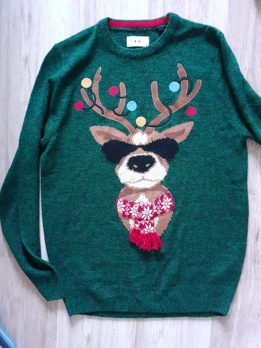 Pulover cu imprimeu de Craciun