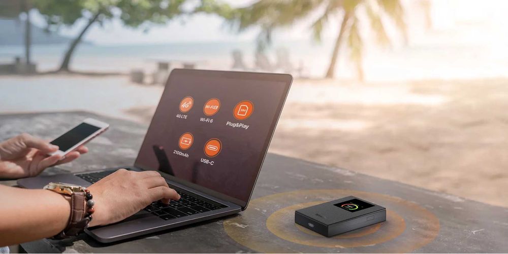 Router 4G LTE Tenda 4G185 v 4.0 portabil Wi-Fi 6E Slot Sim Sigilat Nou