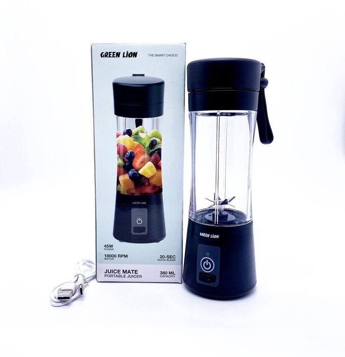 Портативная блендер соковыжималка Green Lion Juice Mate 380 мл