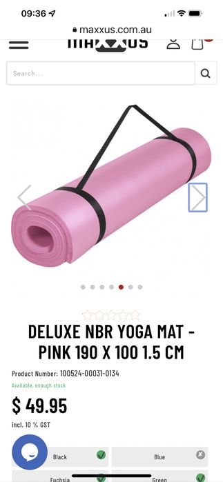 Saltea yoga Pilates de lux cu spuma de cauciuc natural cu memorie  Sal