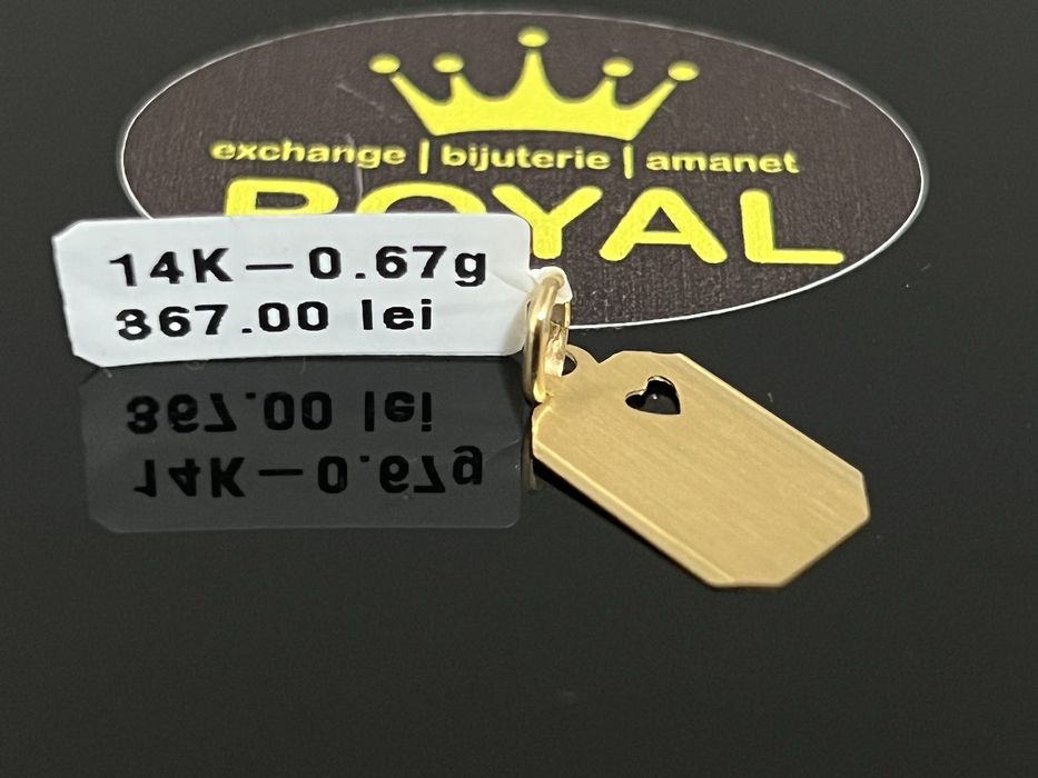 Bijuteria Royal CB : Pandant aur 14K  0,67 grame