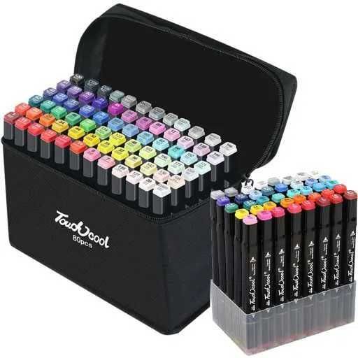 Маркеры " TouchCool" 80 шт спиртные скетч маркеры