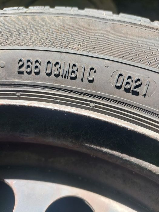 Anvelope  (Cauciucuri) Semperit 195 55 16 cu jante de Peugeot