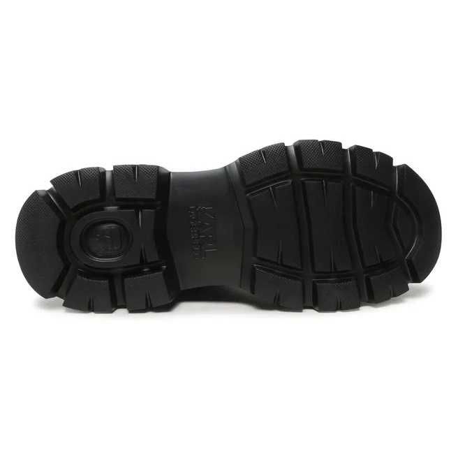 KARL LAGERFELD № 38 – Дамски боти ест кожа с лого на капси нови кутия