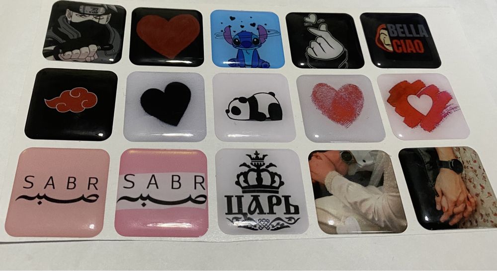 3д стикеры для телефона