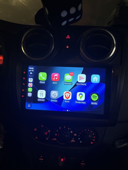 Navigatie Android Dacia Logan/Sandero/Duster 2 AndroidAuto&Carplay