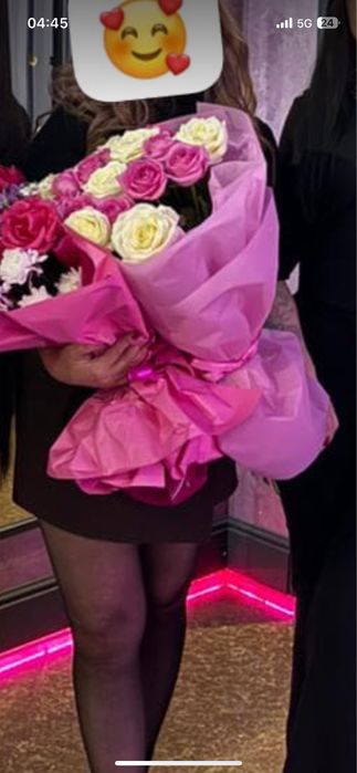 Букет роза 5000тг цена договорная