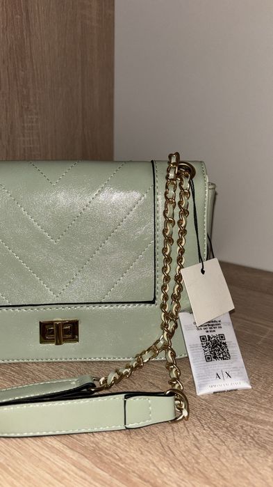 Geanta ARMANI EXCHANGE light olive green