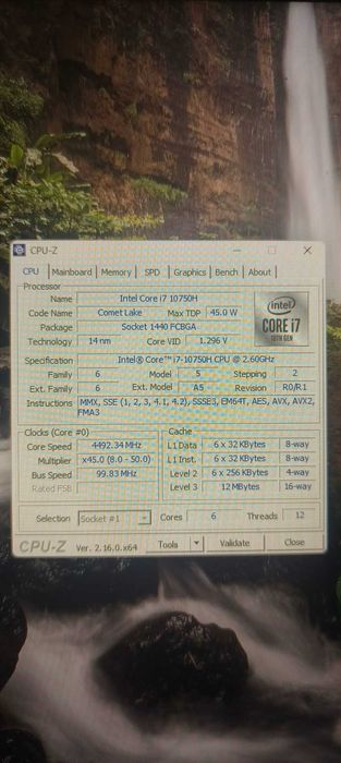 MSI GF65 Thin i7-10750H / GTX 1660 Ti 6GB / 16GB RAM /SSD 512GB