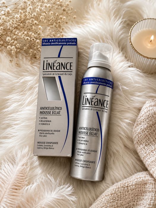 Spumă Anticelulitică Profesională pentru Coapse, Abdomen și Fese – Lineance Mousse Éclat 200 ml