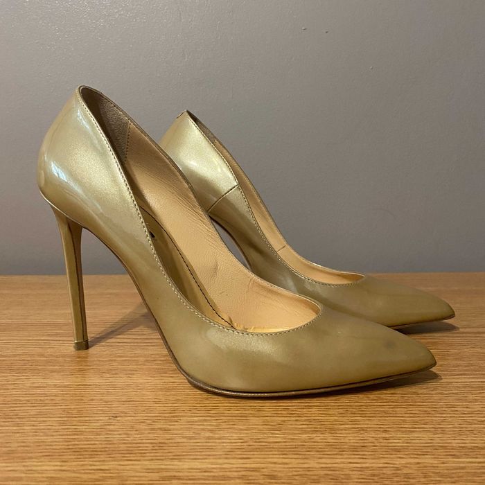 Pantofi Musette stiletto nude, toc 11 cm