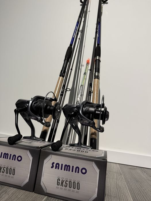 Set Feeder 2 lansete Wind TFD-05 3.6 m + 2 Mulinete GK 5000