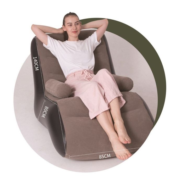 Преносимо надуваемо кресло и табуретка