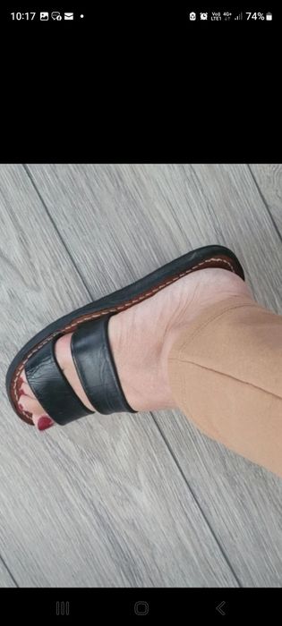 Șlapi piele naturală