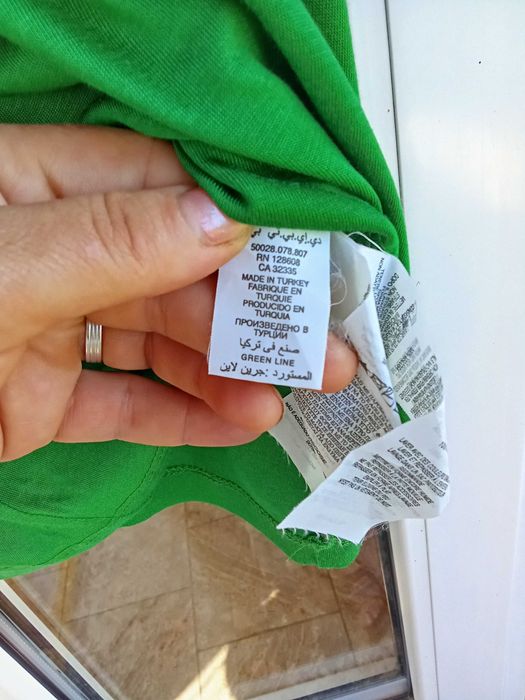 Tunica verde smarald 100% vâscoză ca noua