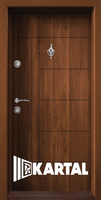 Блиндирана входна врата, модел Т587 Златен дъб