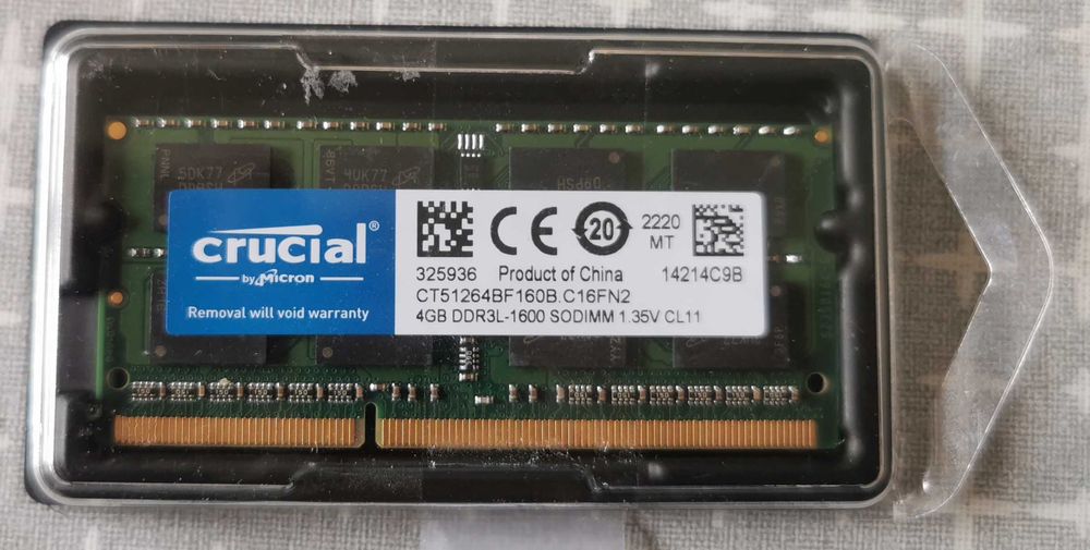RAM 4GB DDR3L-2 бр