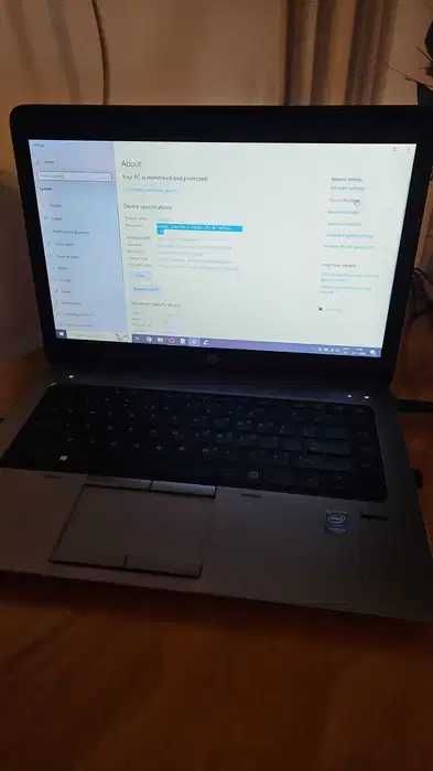 Laptop HP 840 Intel i5 4300 2.50GHz RAM 8Gb SSD 180GB +Docking Station