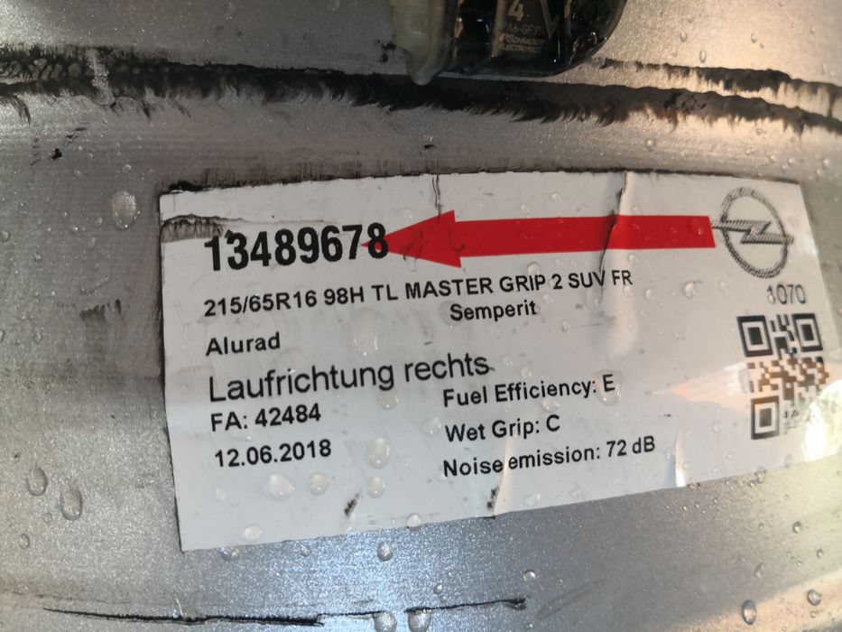 5х105 Опел шевролет 5x105 opel chevrolet 16 цола джанти с датчици tpms