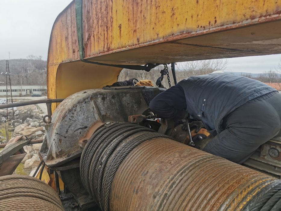 Колела 220,320,440,540, 680.,760 mm.ел мотори редуктори за 8т 12.5т 20