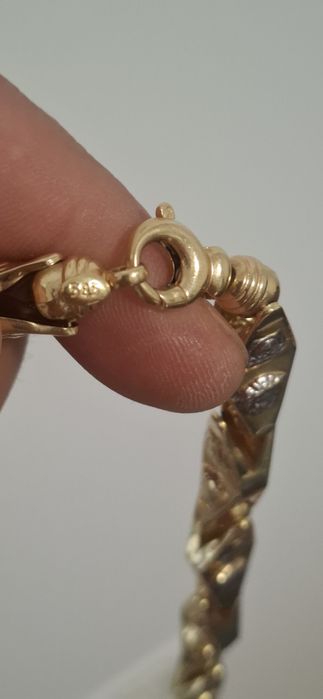 Vand lant de aur 14k versace  36 de gr si 60 lugimea
