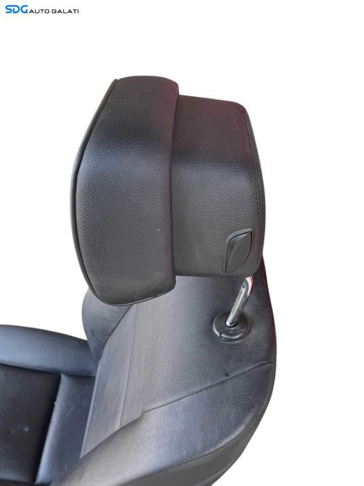 Scaun Piele Neagra cu Incalzire Stanga Fata Sofer BMW Seria 5 F10 F11 2009 - 2017 Cod 52107234966 52107266345 52109144893 52107230648 [B4800]