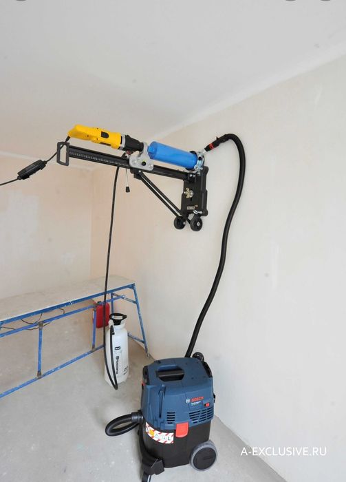 Девор тешиш сухой Алмазные сверления пылесосом  услуги перфоратор