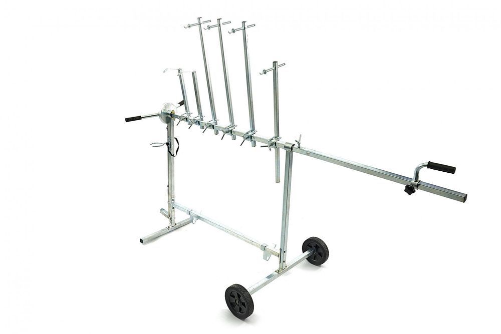 Suport rotativ universal pentru vopsit elemente caroserii cu 6 brate h