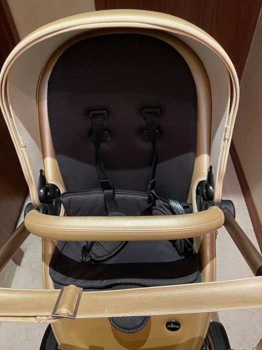 Бебешка количка Mima xari 2в1 голд